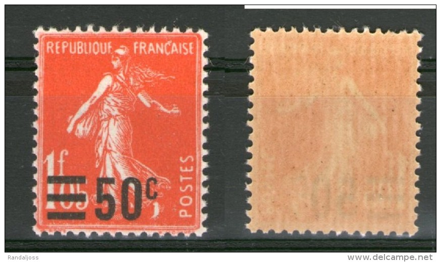 N° 225**_tres Bon Centrage_fin Et Transparent_voir Verso - 1906-38 Semeuse Con Cameo