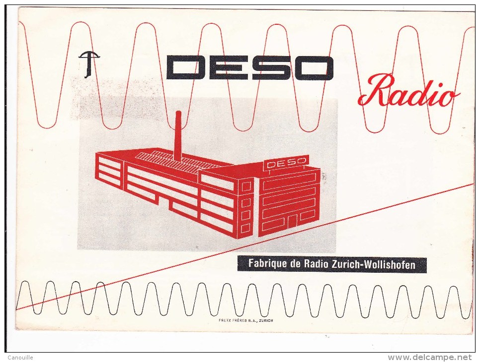 Radio Deso - Prospectus - Autres & Non Classés