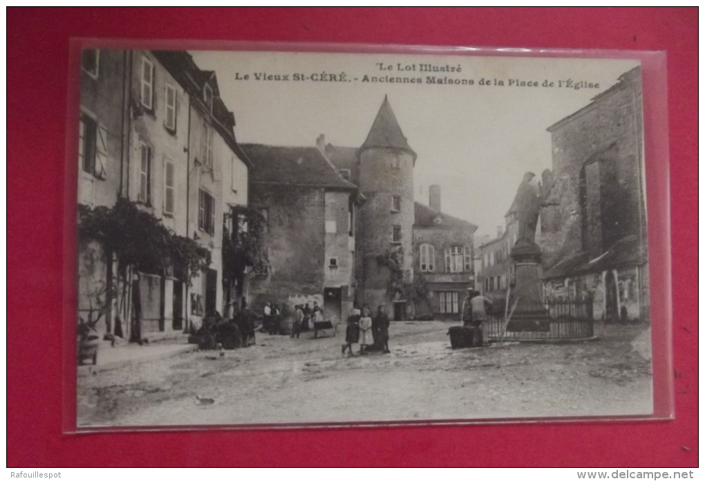 Cp  Le Vieux St Cere Ancienne Maison De La Place De L'eglise - Autres & Non Classés