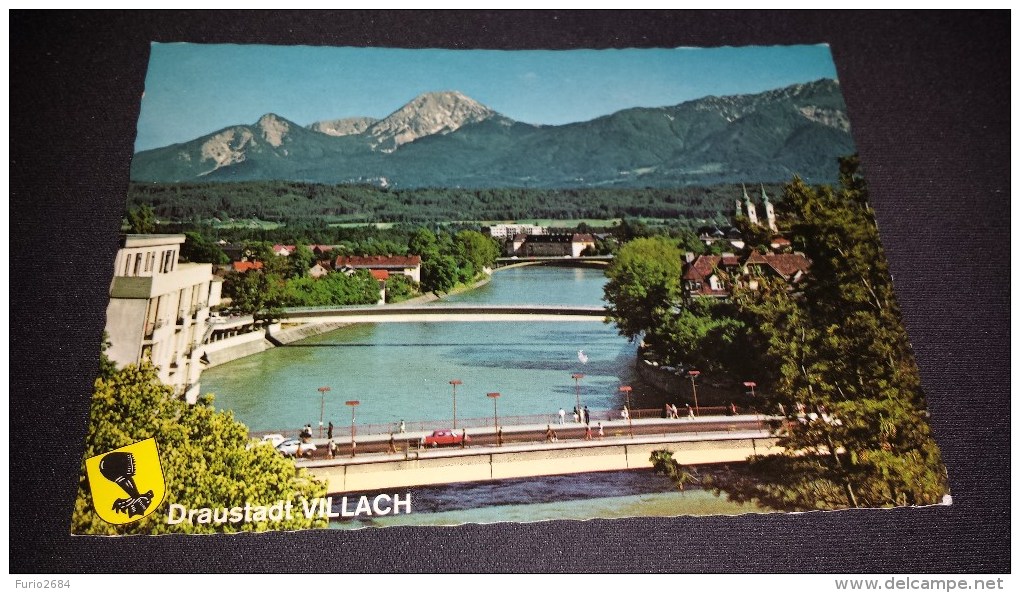 C-5179 CARTOLINA DRAUSTADT VILLACH - PANORAMA PONTI - Villach