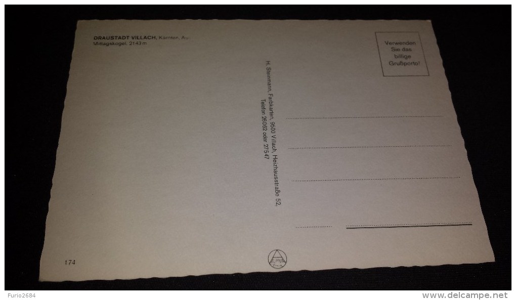C-5179 CARTOLINA DRAUSTADT VILLACH - PANORAMA PONTI - Villach