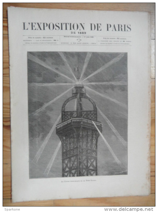 L´exposition De Paris / N° 14  Du  1 Juin 1889  Avec Supplément - Zeitschriften - Vor 1900