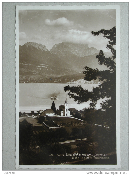 Lac D'Annecy, Sévrier, L'Eglise Et La Tournette - Seynod