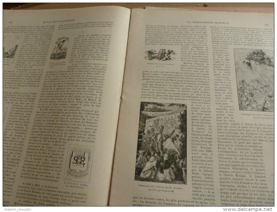 1896: Bibliophilie Moderne; Expédition Contre Les Achantis; L' Esclavage Et Les Traites; Maison Des Fétiches à Coumassi - Revues Anciennes - Avant 1900