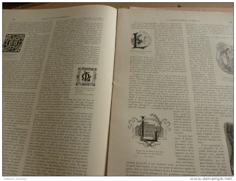 1896: Bibliophilie moderne; Expédition contre les Achantis; L' esclavage et les traites; Maison des fétiches à Coumassi