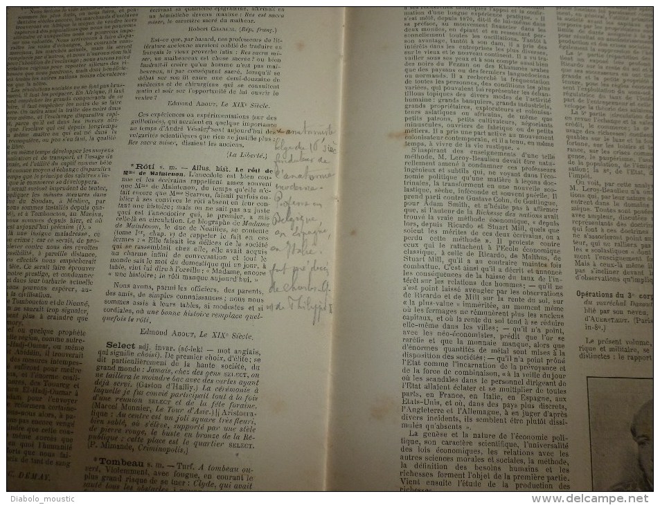 1896: Bibliophilie moderne; Expédition contre les Achantis; L' esclavage et les traites; Maison des fétiches à Coumassi