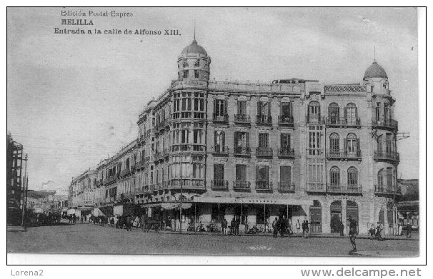 7-1249. Postal Melilla. Entrada A La C/ Alfonso XII - Melilla