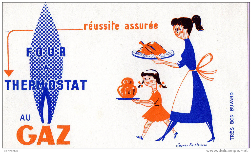 A2705 - BUVARD - Four à Thermostat Au Gaz - Réussite Assurée - D'après Fix-Masseau - Electricidad & Gas