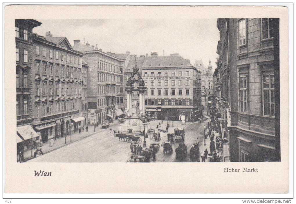 Austria Osterreich Vienna Wien, 1900 Hoher Markt - Vienna Center