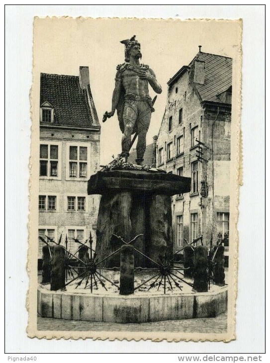 CP , BELGIQUE , TONGRES , Statue D'Amblorix - Tongeren