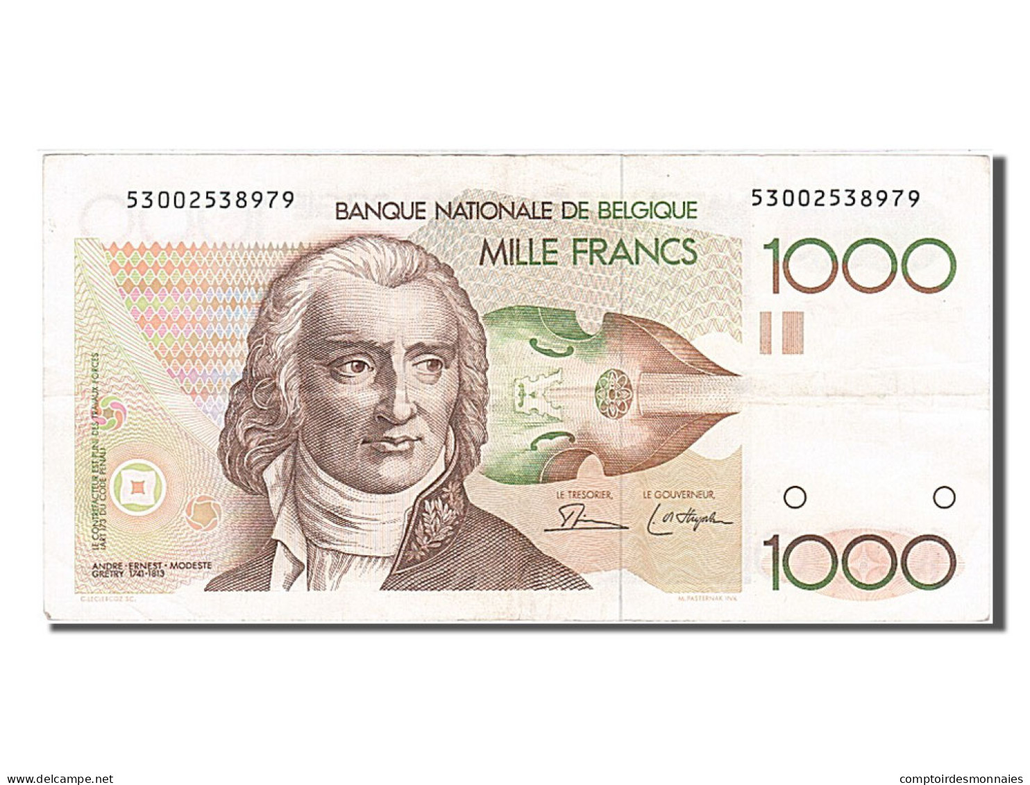 Billet, Belgique, 1000 Francs, 1980, TTB+ - 1000 Francos