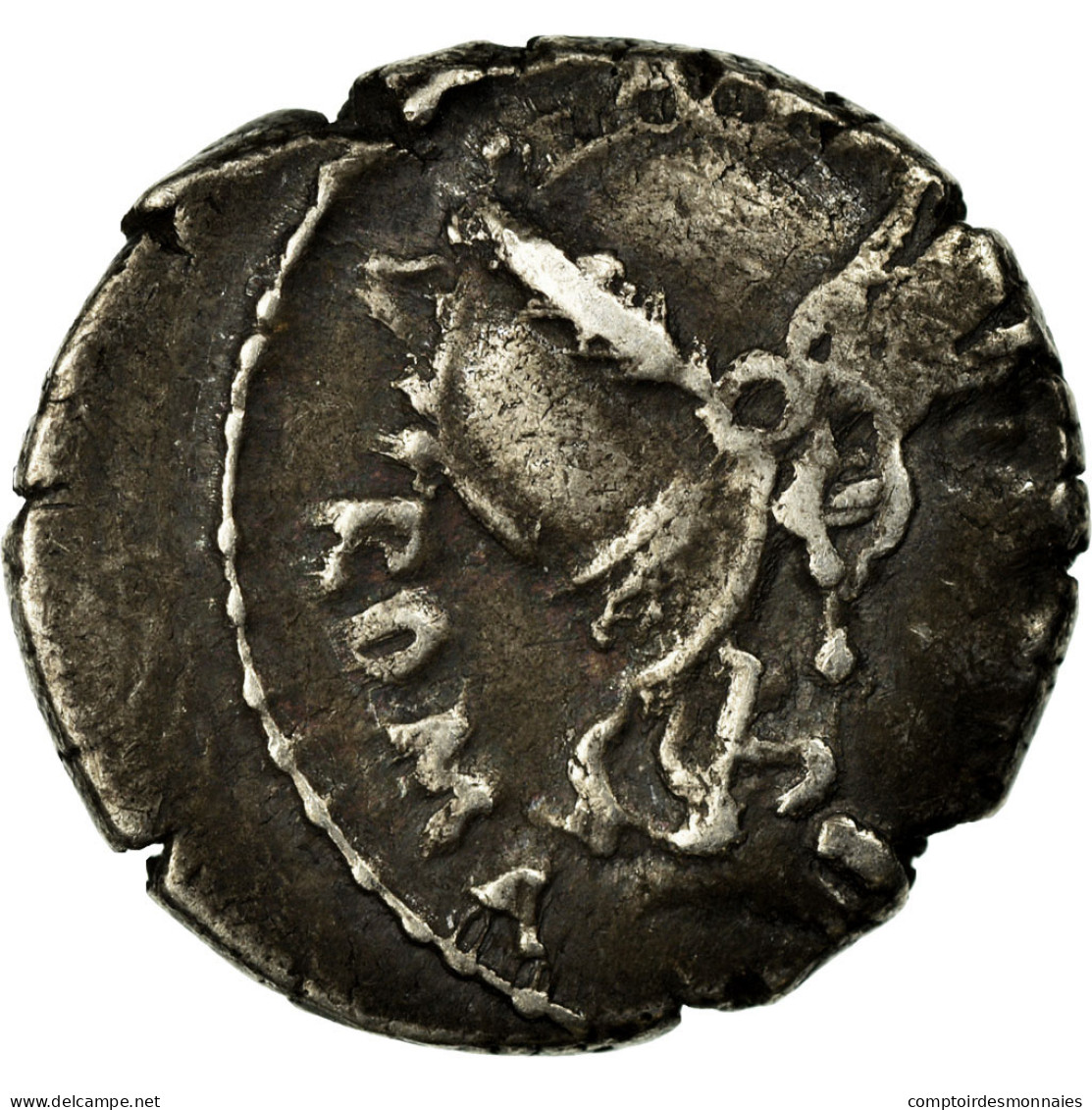 Monnaie, Carisia, Denier, TB+, Argent, Babelon:5 - Republiek (280 BC Tot 27 BC)