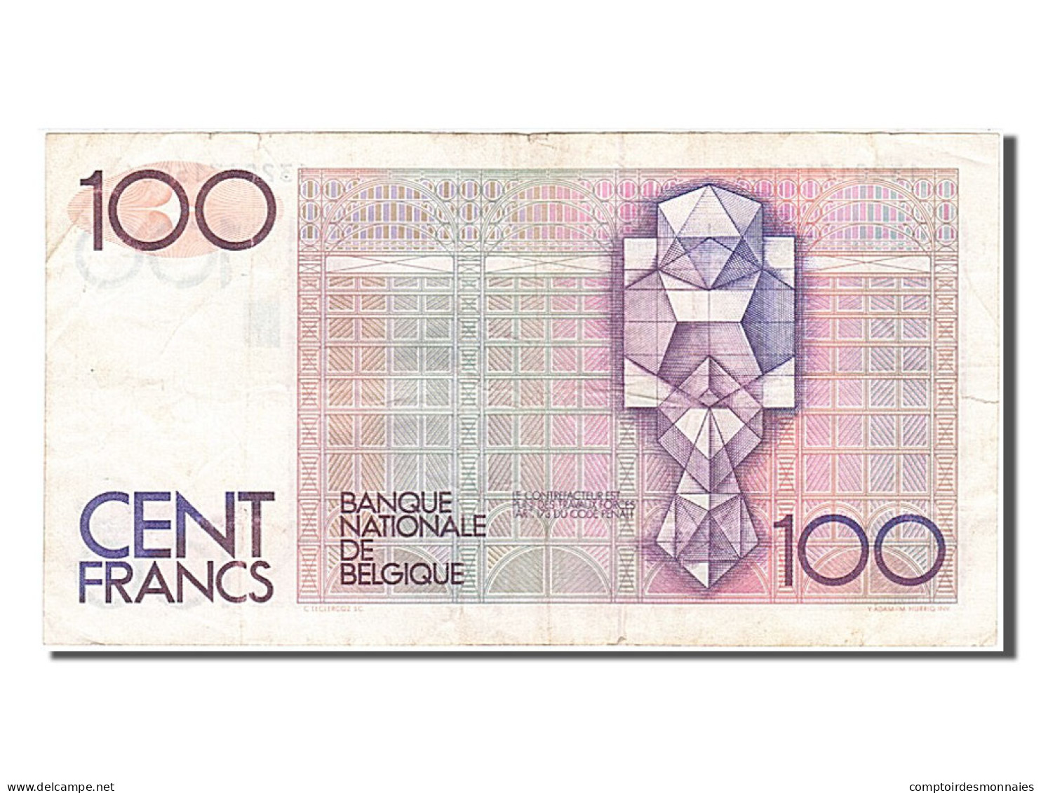 Billet, Belgique, 100 Francs, 1978, TTB - 100 Francs