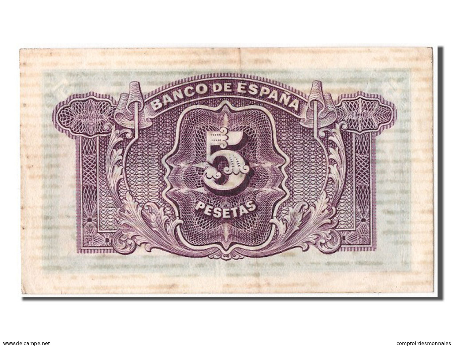 Billet, Espagne, 5 Pesetas, 1935, TTB - 5 Peseten