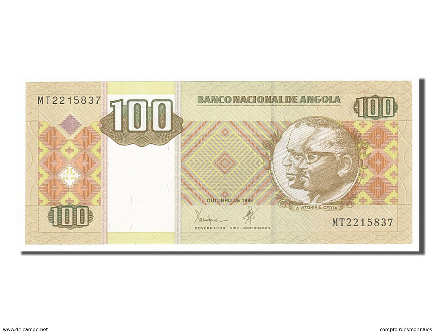 Billet, Angola, 100 Kwanzas, 1999, 1999-10-01, NEUF - Angola