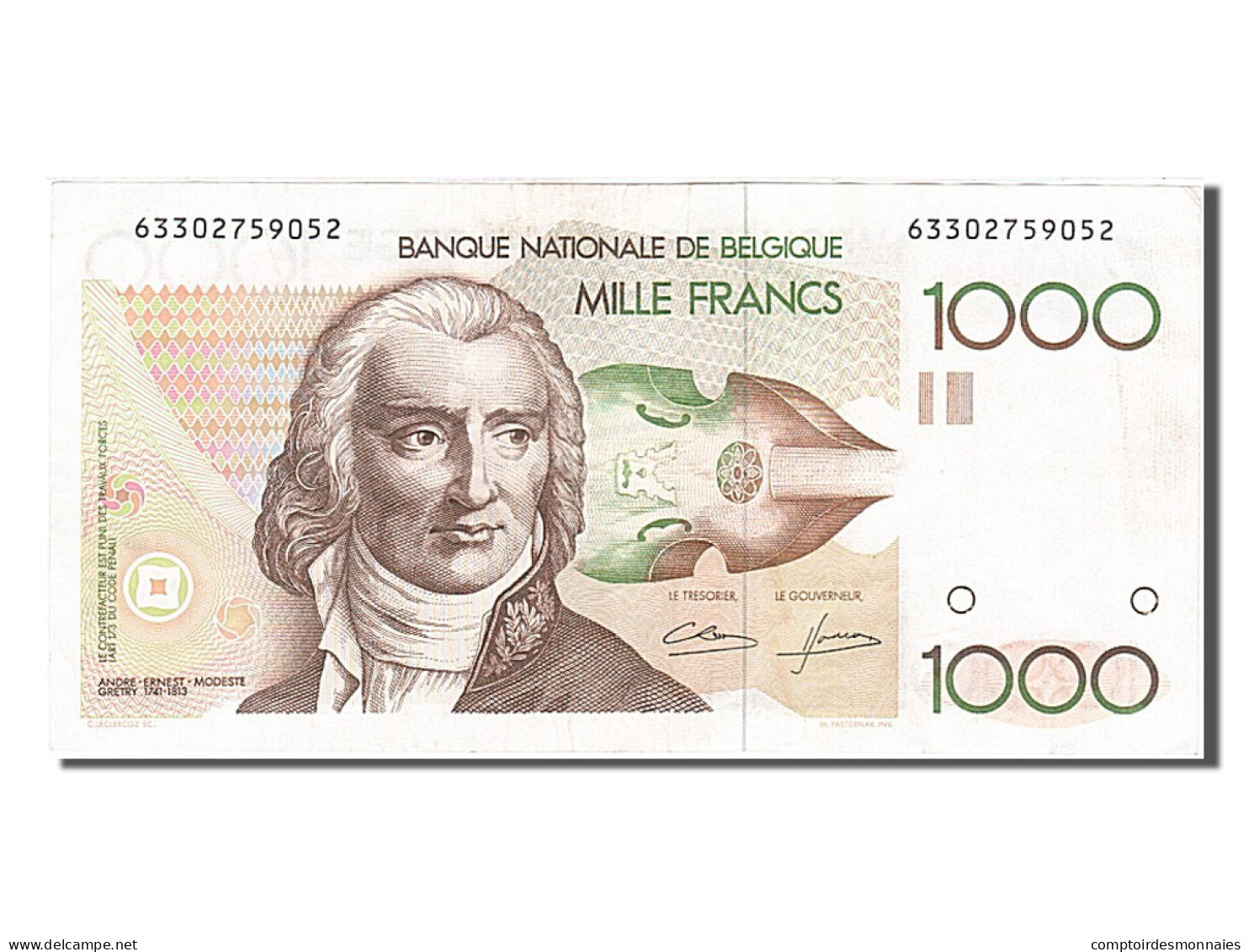 Billet, Belgique, 1000 Francs, 1980, SUP - 1000 Francs