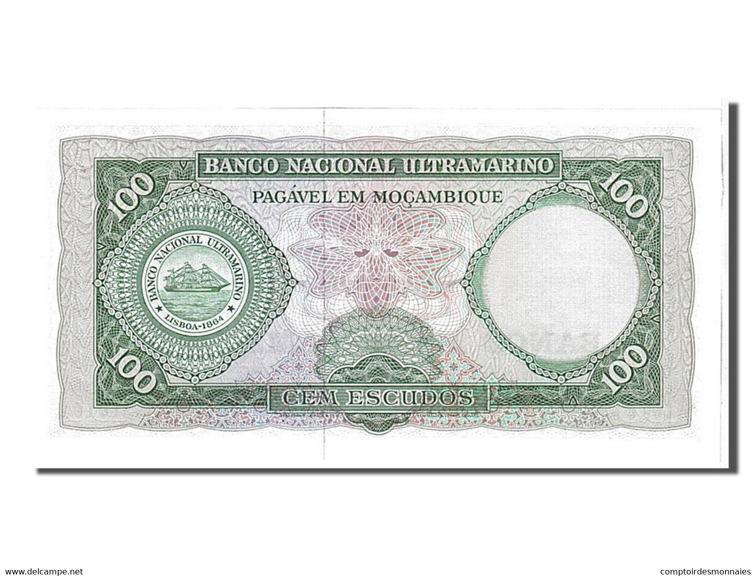 Billet, Mozambique, 100 Escudos, 1961, KM:117a, NEUF - Mozambique