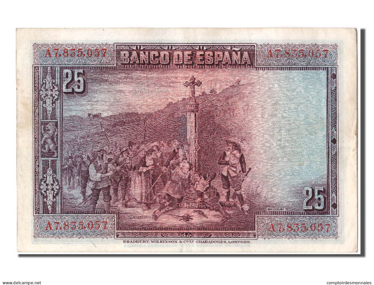 Billet, Espagne, 25 Pesetas, 1928, 1928-08-15, SUP - 1-2-5-25 Peseten