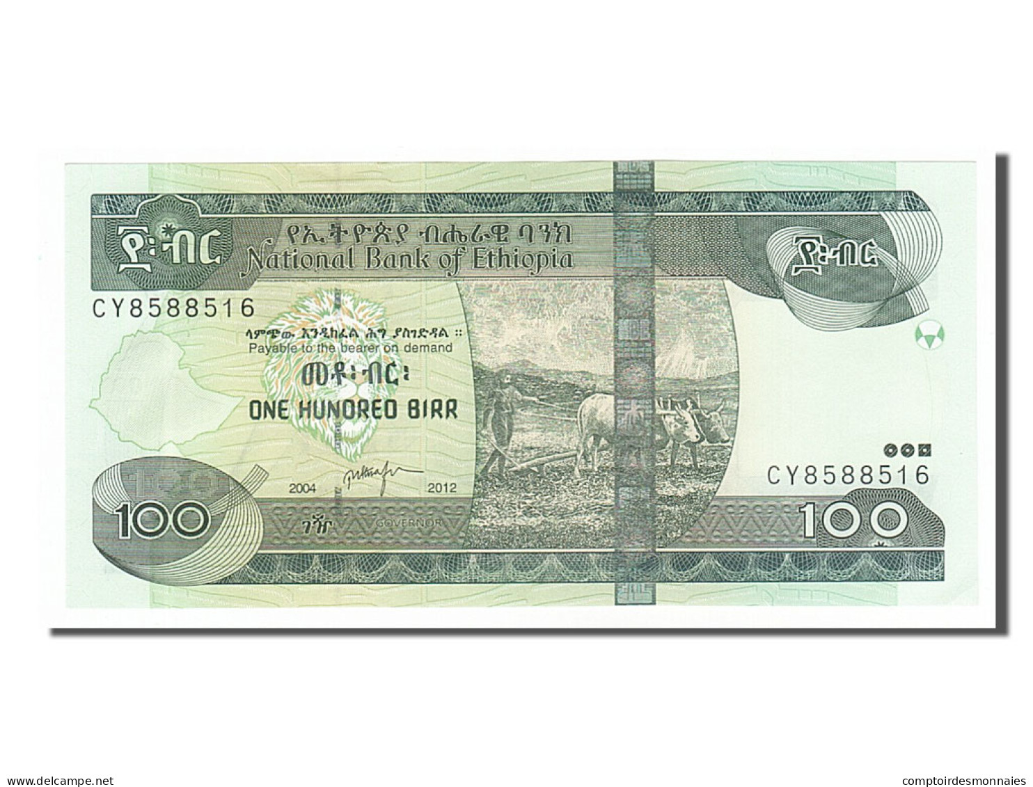 Billet, Éthiopie, 100 Birr, 2012, NEUF - Ethiopie