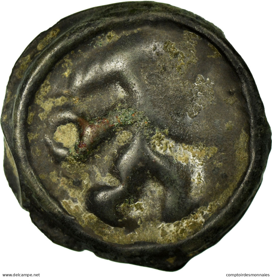 Monnaie, Rèmes, Potin, TB+, Potin, Delestrée:154 - Keltische Münzen
