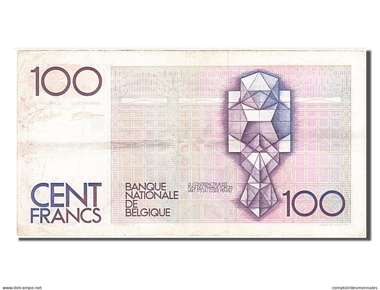 Billet, Belgique, 100 Francs, 1982, TTB - 100 Francs