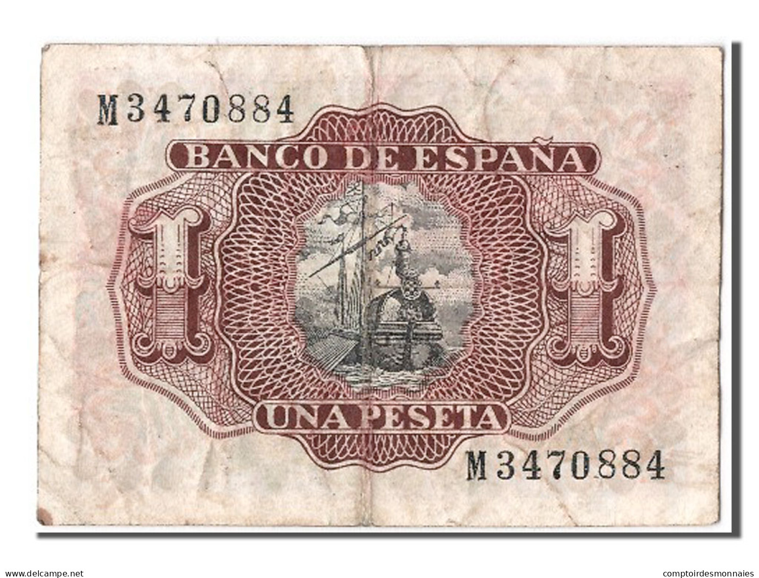 Billet, Espagne, 1 Peseta, 1953, 1953-07-22, TB - 1-2 Pesetas