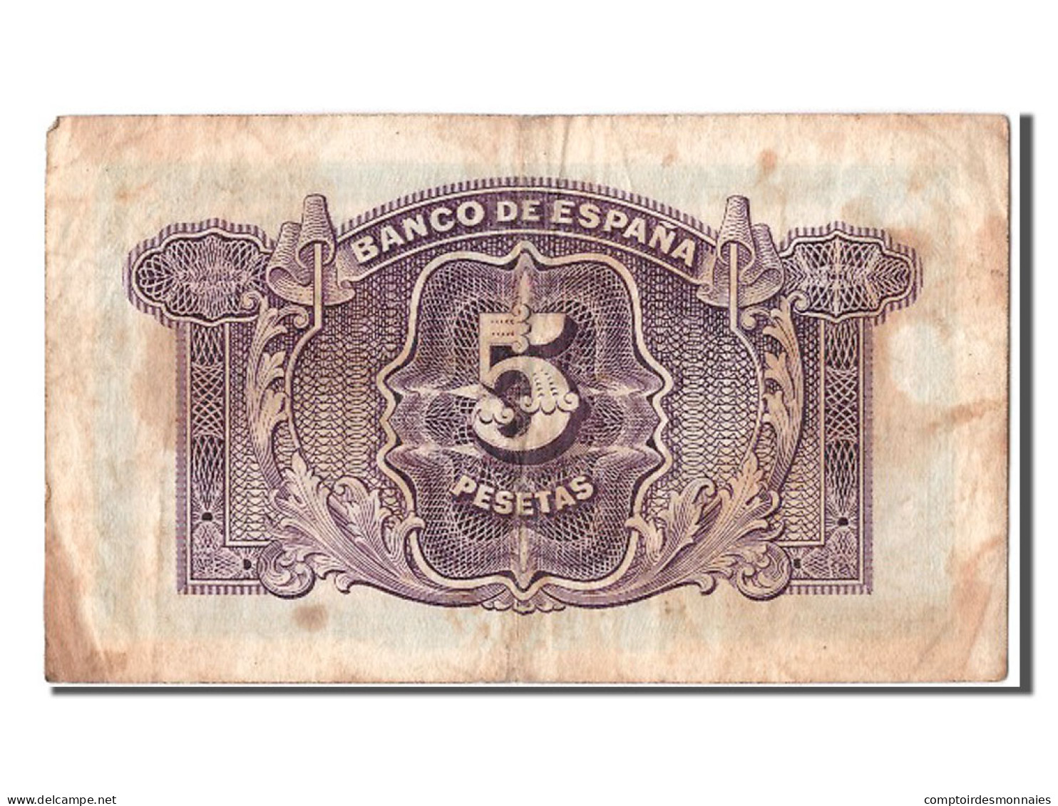 Billet, Espagne, 5 Pesetas, 1935, TB+ - 5 Pesetas