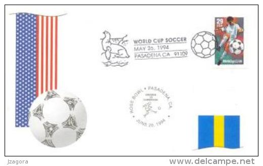 SOCCER FOOTBALL FÚTBOL FUSSBALL WORLD CHAMPIONSHIP  MUNDIAL USA 1994 SWEDEN - CAMEROON - COMMEMORATIVE COVER - 1994 – Vereinigte Staaten