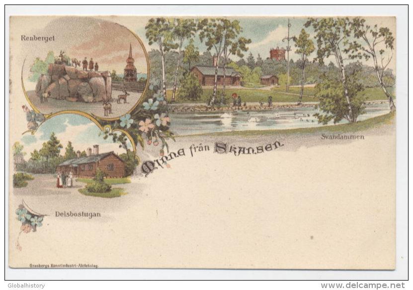 SWEDEN - MINNA FRAN SRANSEN - LITHO PC 1900 - Suède