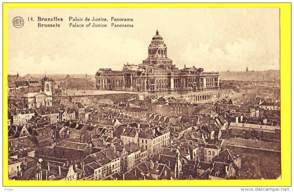 * Brussel - Bruxelles - Brussels * (Albert, Nr 14) Palais De Justice, Justice Court, Justitiepaleis, Panorama, Vue - Brussel (Stad)