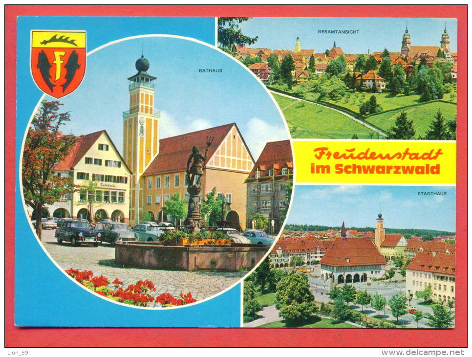 144311 /  FREUDENSTADT IM Schwarzwald - RATHAUS STADTHAUS -   Germany Deutschland Allemagne Germania - Karlsruhe