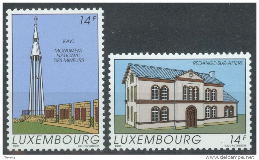 LUXEMBURG/LUXEMBOURG 1991 05 Michel Nr. 1273-1274 - MNH ** - Nuevos