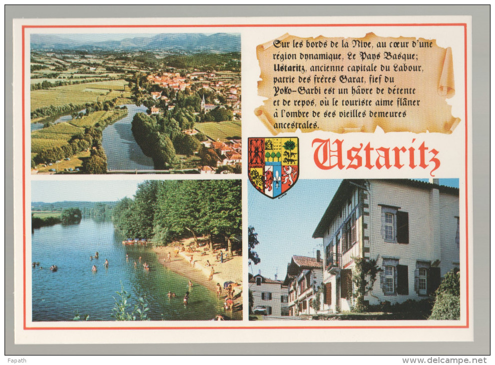 20 SCANS - 64  - SAINT-PEE-SUR-NIVELLE ET USTARITZ  - lot de 10 cartes postales modernes -non écrites