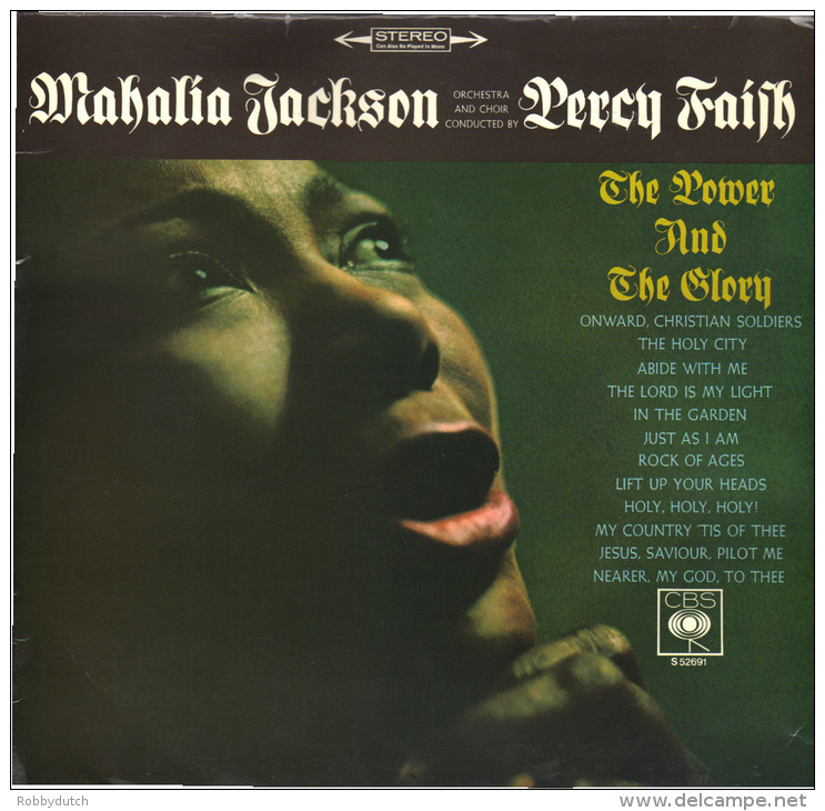 * LP *  MAHALIA JACKSON - THE POWER AND THE GLORY (Holland 1969 Stereo) - Gospel & Religiöser Gesang