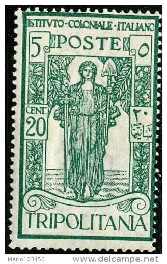 TRIPOLITANIA, COLONIE ITALIANE, ITALIAN COLONIES, 1926, FRANCOBOLLO NUOVO (MNH**), Michel 47, Scott B9,Un 35 - Tripolitania