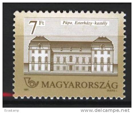 HUNGARY - 1991. Castle Of Esterhazy At Pápa/Winner Of Europe Nostra Award MNH! - Unused Stamps