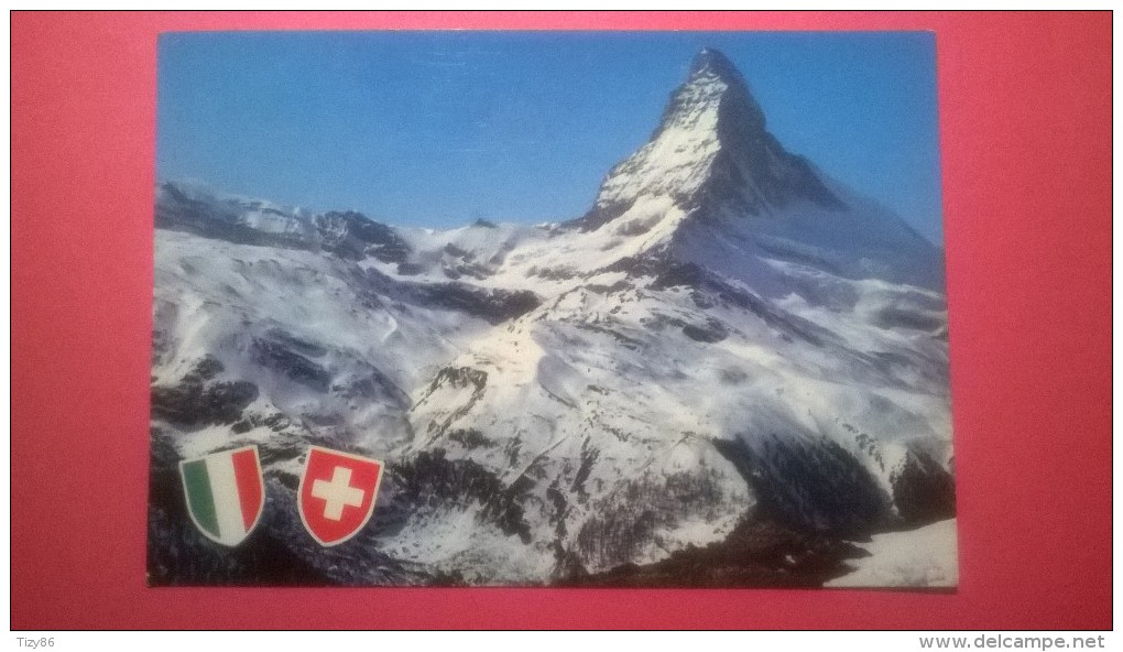 Valle D' Aosta - Il M. Cervino M. 4484 Visto Dal Versante Svizzero Con Il Furggen - Altri & Non Classificati