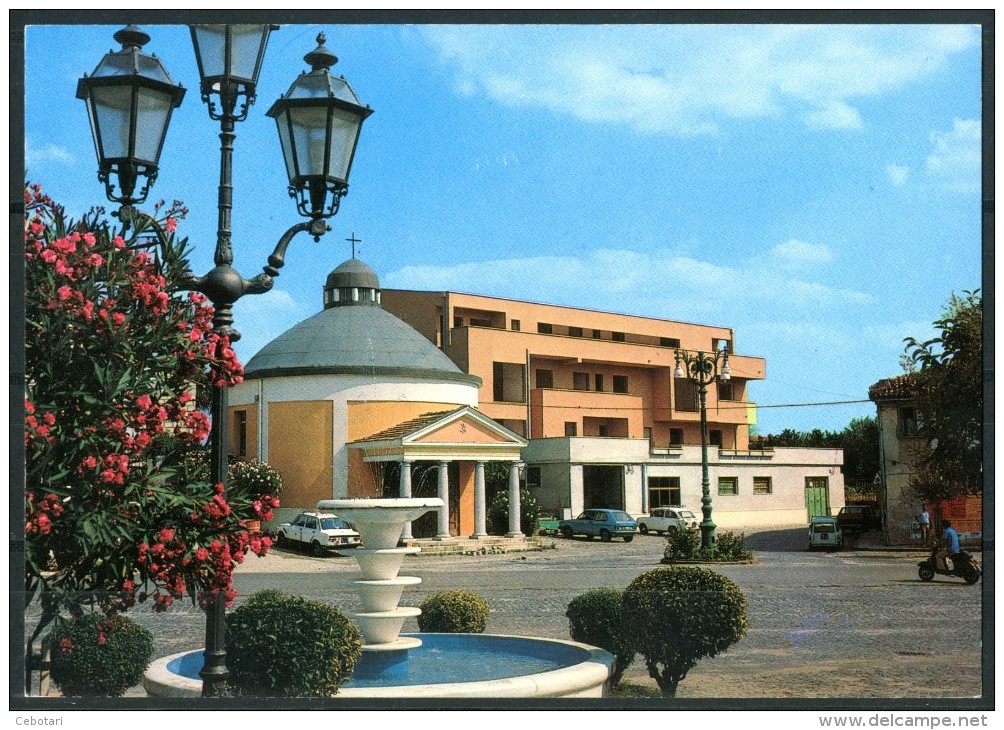 SAN GIORGIO DEL SANNIO (BN) - Piazza L. Bocchini - Chiesa Di S. Maria  - Cartolina Non Viaggiata Come Da Scansione - Benevento