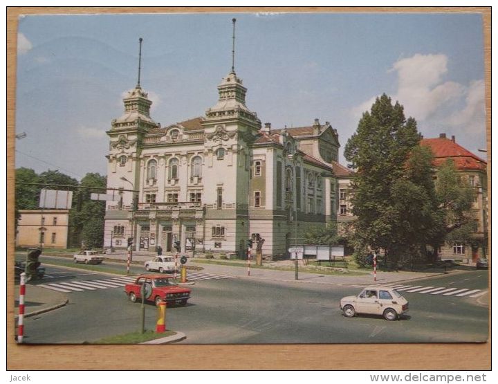 Jelenia Gora / Car Fiat 125 / Fiat 126 / Theater /  Poland - Polonia