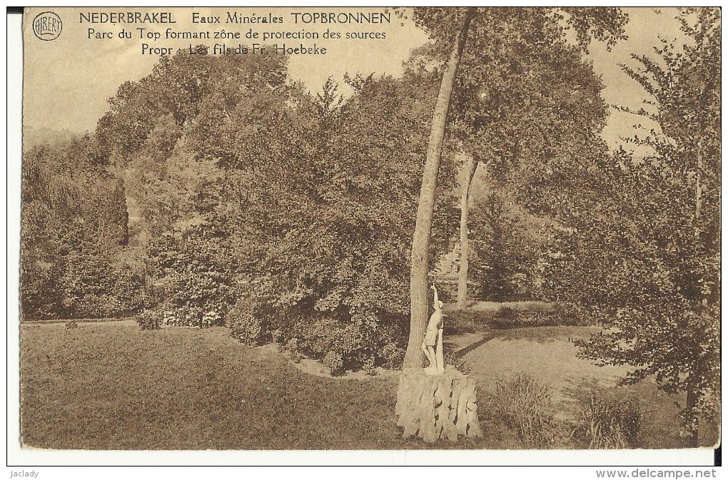 Nederbrakel -- Eaux  Minérales  Topbronnen. - Parc Du Top Formant Zône De Protection Des Sources.  (2 Scans) - Brakel