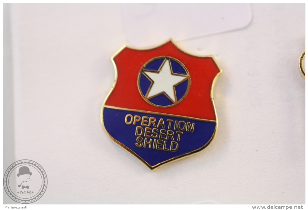 Operation Desert Shield - Pin Badge #PLS - Militares