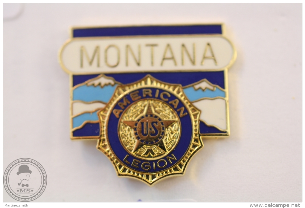 American Legion Montana - Pin Badge #PLS - Army