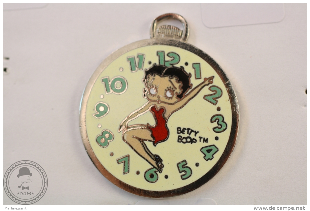 Betty Boop Pocket Watch Corner 1991 King Features Syndicate Inc// Fleischer Studios INC - Pin Badge #PLS - Comics