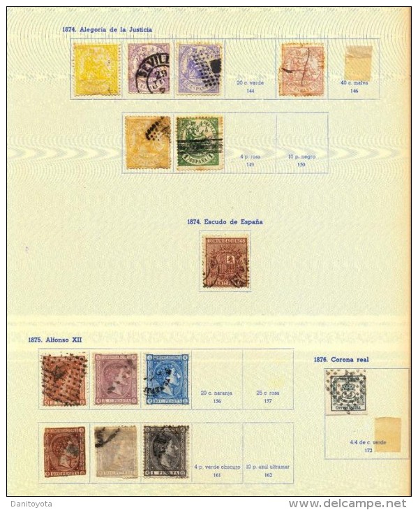 RESTO DE COLECCIÓN DE SELLOS CLÁSICOS DE ESPAÑA - Unused Stamps