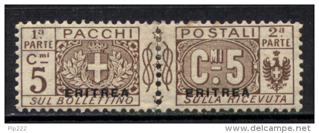 Eritrea 1916 Pacchi Postali Sass.PP1 */MH VF/F - Eritrea