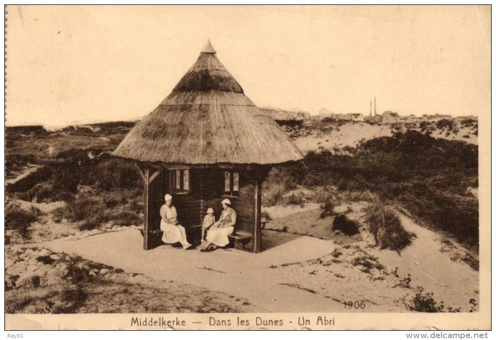 BELGIQUE - FLANDRE OCCIDENTALE -  MIDDEKERKE - Dans Les Dunes - Un Abri. - Middelkerke