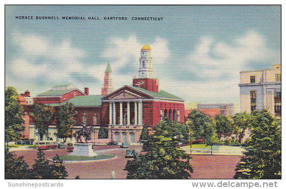 Connecticut Hartford Horace Bushnell Memorial Hall - Hartford