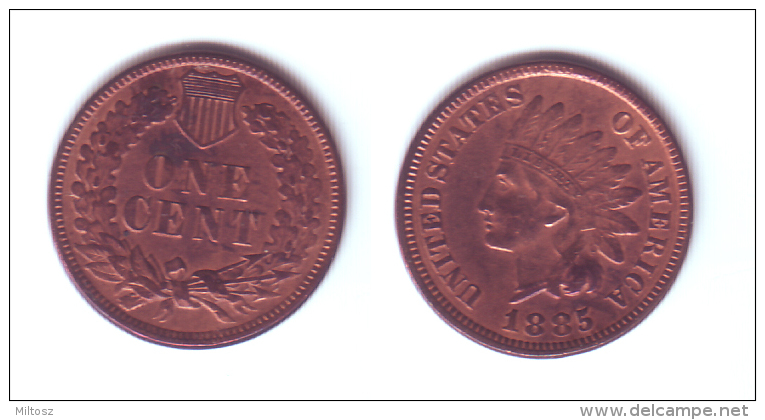 U.S.A. 1 Cent 1885 - 1859-1909: Indian Head