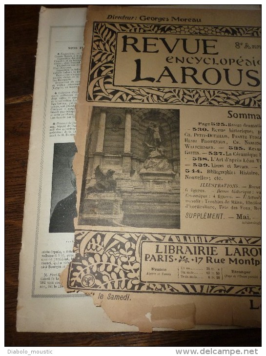 1898  La Céramique Berbère;  Les Fouilles De ROME; La Revue Dramatique.... - Magazines - Before 1900