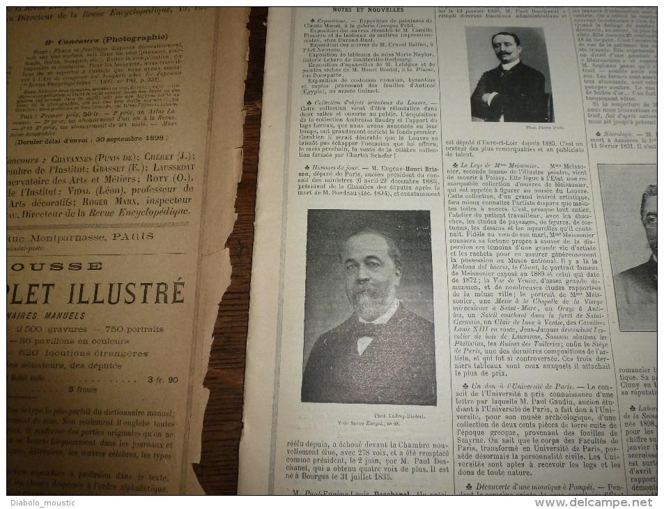 1898  La Céramique Berbère;  Les Fouilles De ROME; La Revue Dramatique.... - Magazines - Before 1900